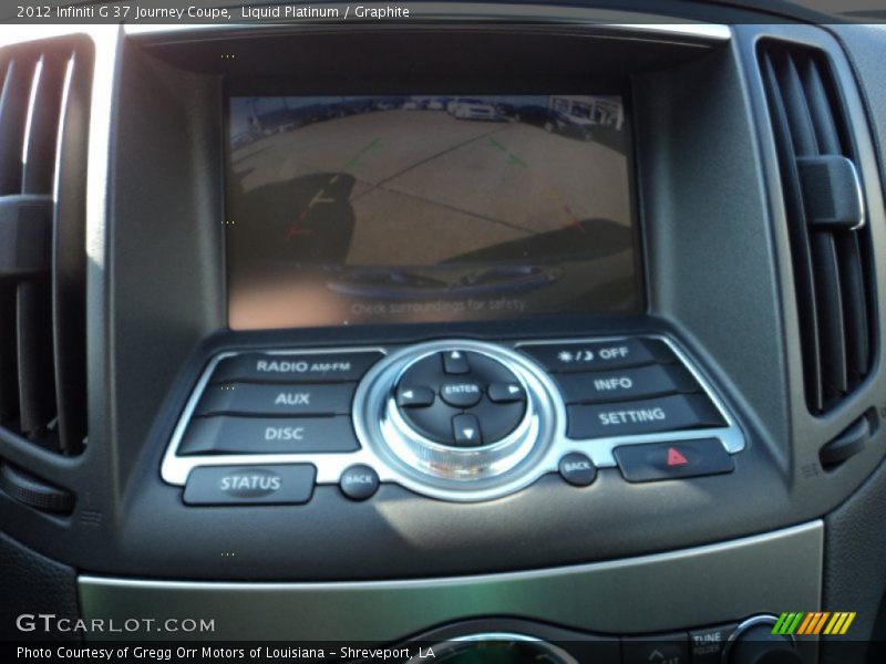 Liquid Platinum / Graphite 2012 Infiniti G 37 Journey Coupe