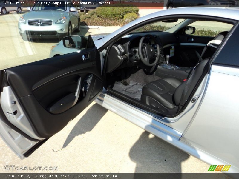 Liquid Platinum / Graphite 2012 Infiniti G 37 Journey Coupe