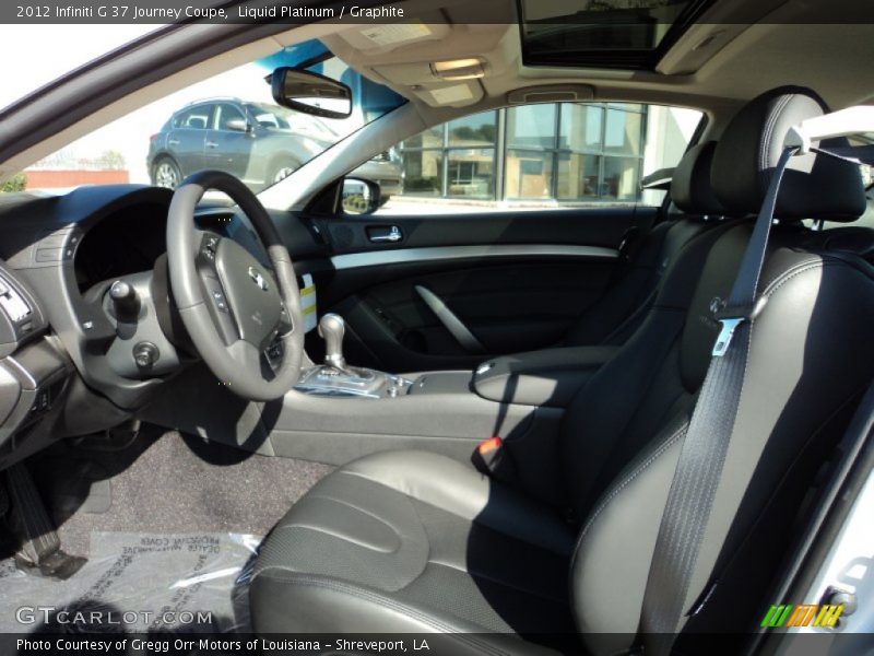 Liquid Platinum / Graphite 2012 Infiniti G 37 Journey Coupe
