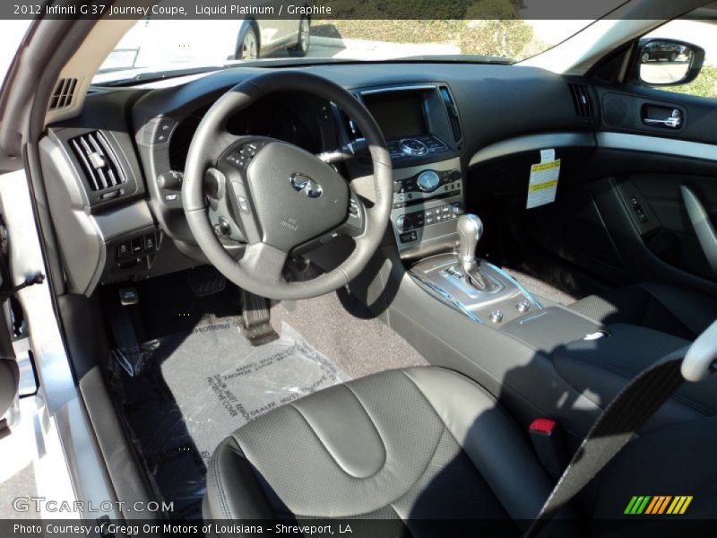 Liquid Platinum / Graphite 2012 Infiniti G 37 Journey Coupe