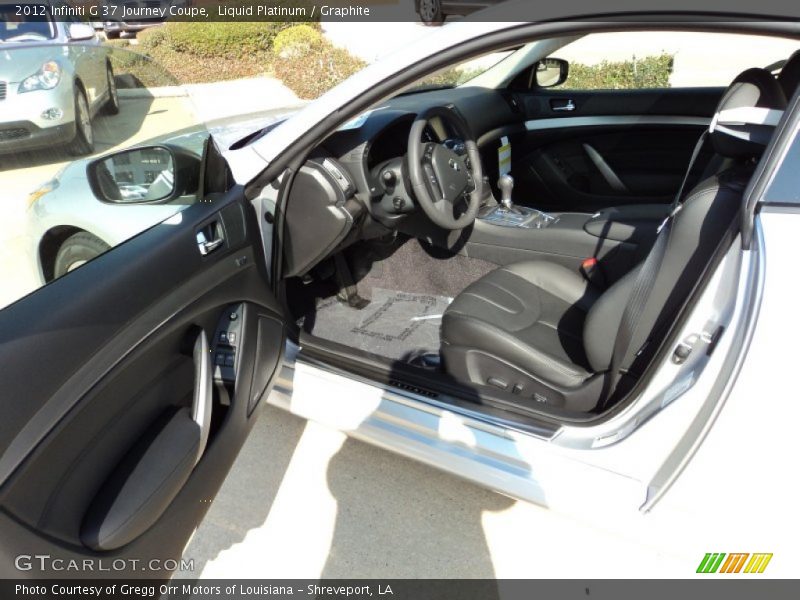 Liquid Platinum / Graphite 2012 Infiniti G 37 Journey Coupe