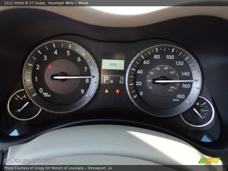 Moonlight White / Wheat 2012 Infiniti M 37 Sedan
