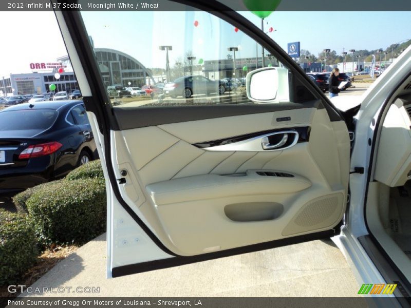 Moonlight White / Wheat 2012 Infiniti M 37 Sedan