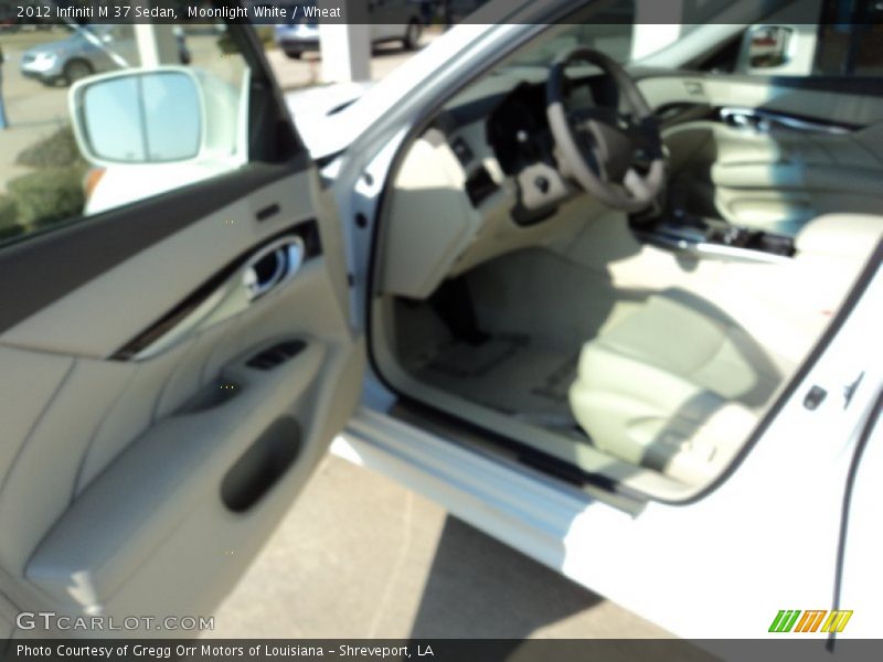 Moonlight White / Wheat 2012 Infiniti M 37 Sedan
