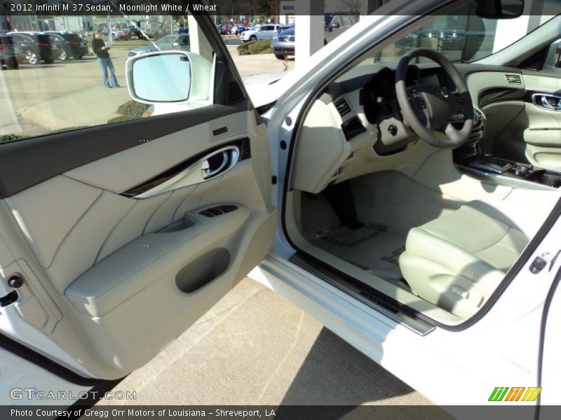 Moonlight White / Wheat 2012 Infiniti M 37 Sedan