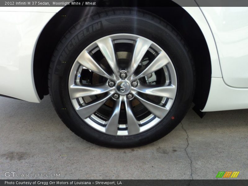 Moonlight White / Wheat 2012 Infiniti M 37 Sedan