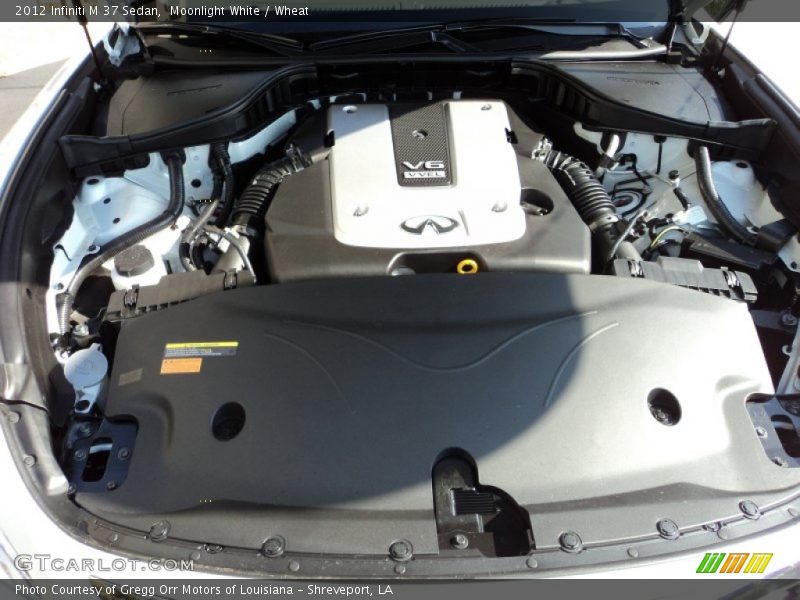 Moonlight White / Wheat 2012 Infiniti M 37 Sedan