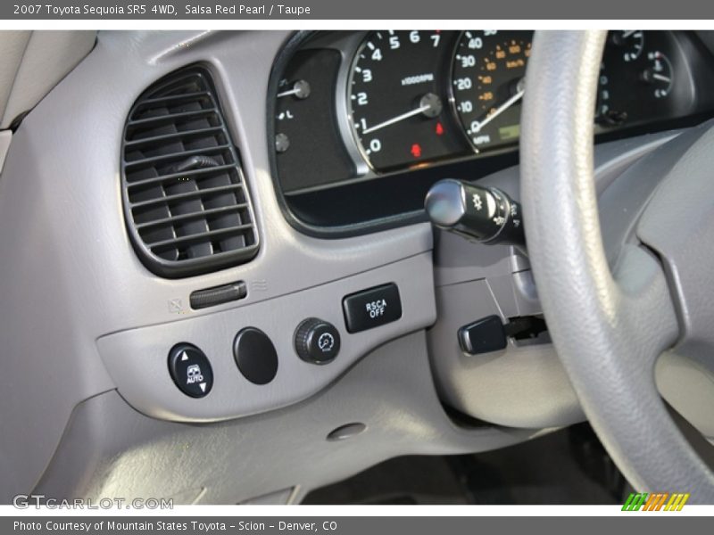 Salsa Red Pearl / Taupe 2007 Toyota Sequoia SR5 4WD