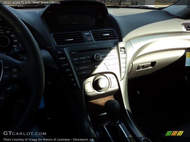 Silver Moon / Ebony 2012 Acura TL 3.5