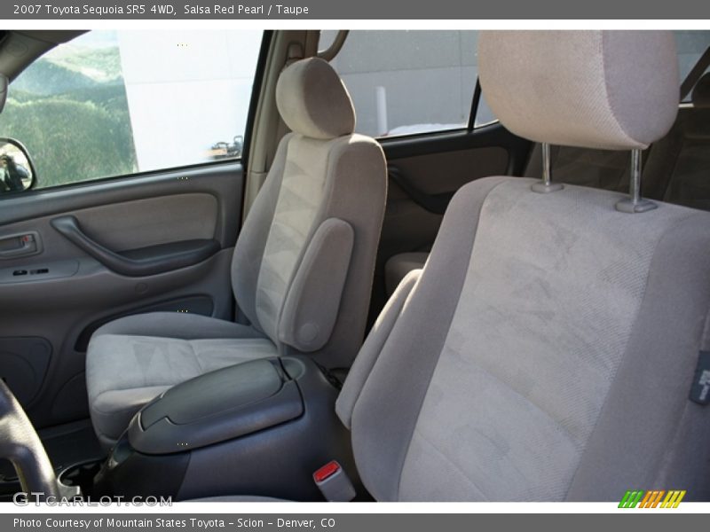 Salsa Red Pearl / Taupe 2007 Toyota Sequoia SR5 4WD