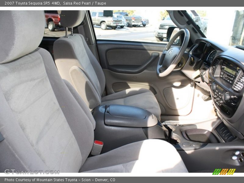 Salsa Red Pearl / Taupe 2007 Toyota Sequoia SR5 4WD