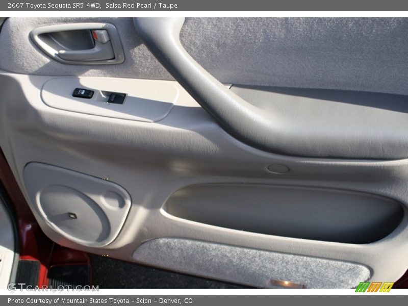 Salsa Red Pearl / Taupe 2007 Toyota Sequoia SR5 4WD