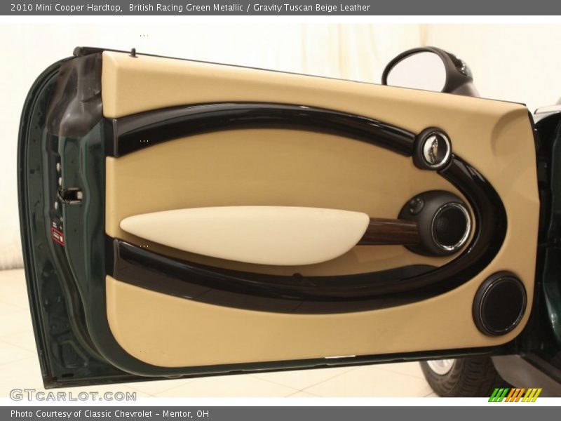 British Racing Green Metallic / Gravity Tuscan Beige Leather 2010 Mini Cooper Hardtop