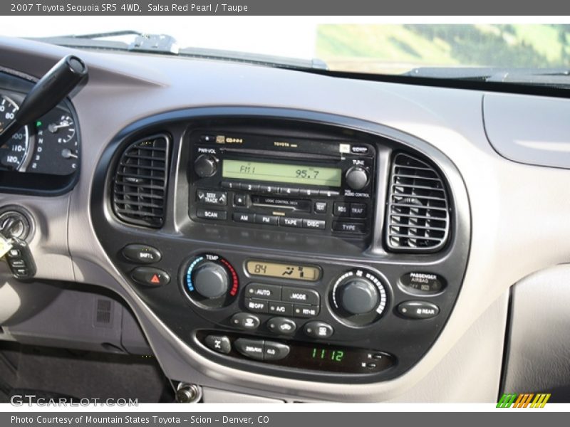 Salsa Red Pearl / Taupe 2007 Toyota Sequoia SR5 4WD