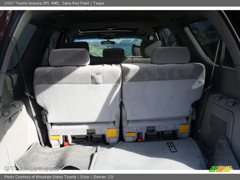 Salsa Red Pearl / Taupe 2007 Toyota Sequoia SR5 4WD