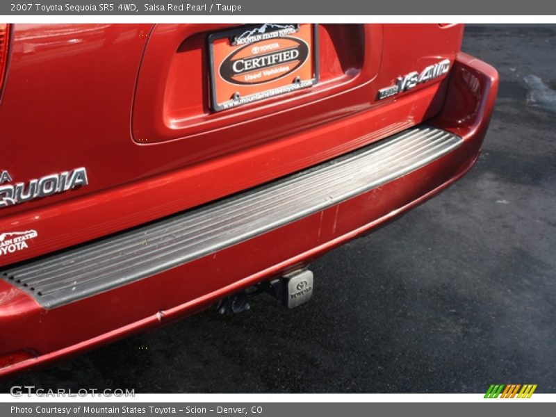 Salsa Red Pearl / Taupe 2007 Toyota Sequoia SR5 4WD