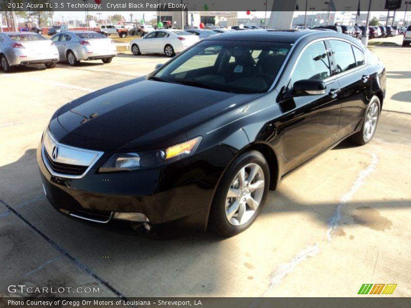 Crystal Black Pearl / Ebony 2012 Acura TL 3.5 Technology