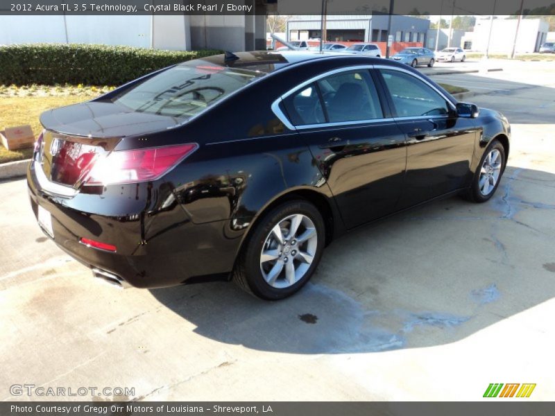 Crystal Black Pearl / Ebony 2012 Acura TL 3.5 Technology