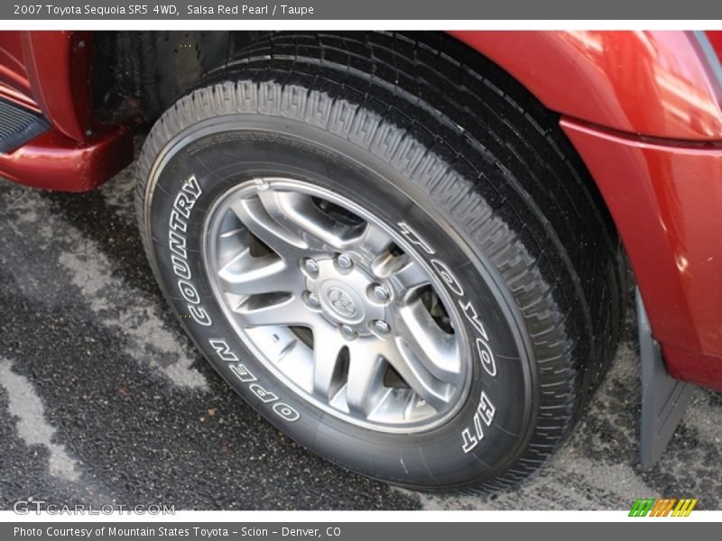Salsa Red Pearl / Taupe 2007 Toyota Sequoia SR5 4WD