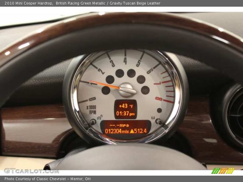 British Racing Green Metallic / Gravity Tuscan Beige Leather 2010 Mini Cooper Hardtop