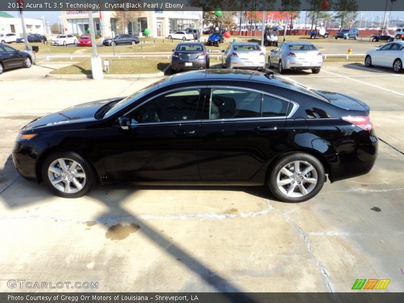 Crystal Black Pearl / Ebony 2012 Acura TL 3.5 Technology