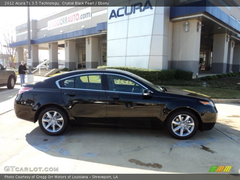 Crystal Black Pearl / Ebony 2012 Acura TL 3.5 Technology
