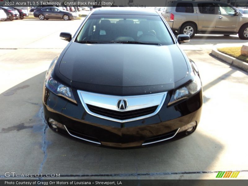 Crystal Black Pearl / Ebony 2012 Acura TL 3.5 Technology