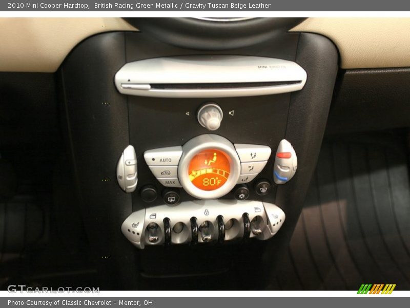 British Racing Green Metallic / Gravity Tuscan Beige Leather 2010 Mini Cooper Hardtop