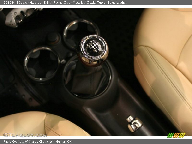 British Racing Green Metallic / Gravity Tuscan Beige Leather 2010 Mini Cooper Hardtop