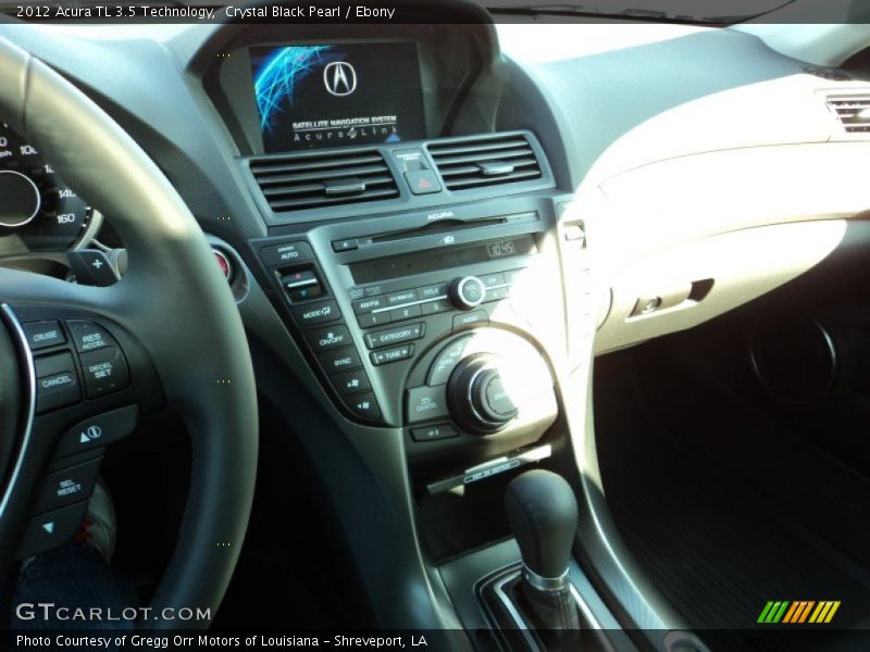 Crystal Black Pearl / Ebony 2012 Acura TL 3.5 Technology