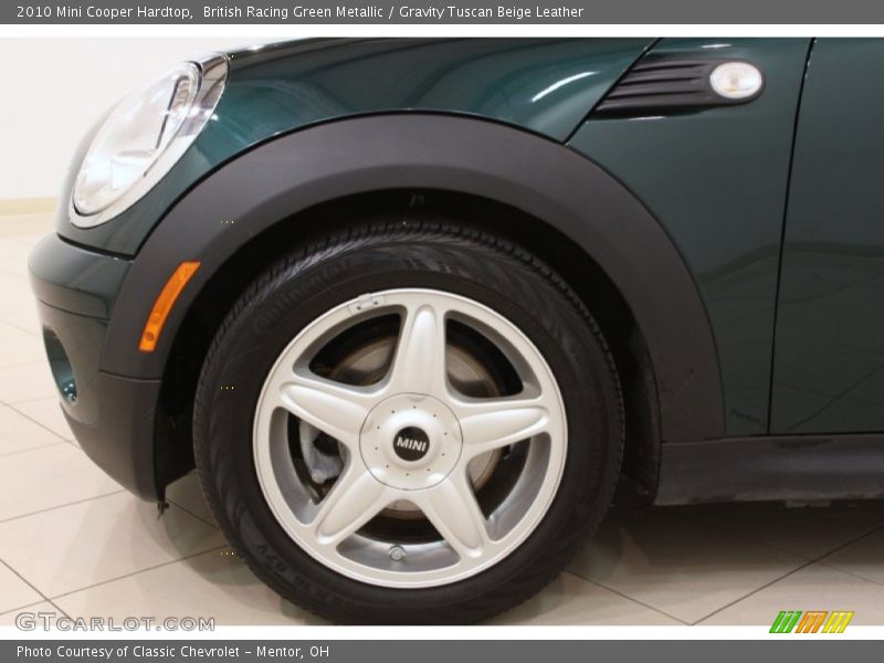 British Racing Green Metallic / Gravity Tuscan Beige Leather 2010 Mini Cooper Hardtop