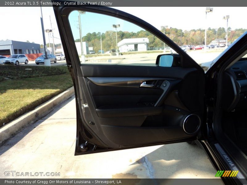 Crystal Black Pearl / Ebony 2012 Acura TL 3.5 Technology