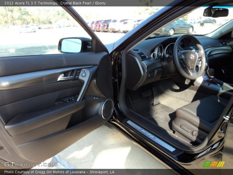 Crystal Black Pearl / Ebony 2012 Acura TL 3.5 Technology