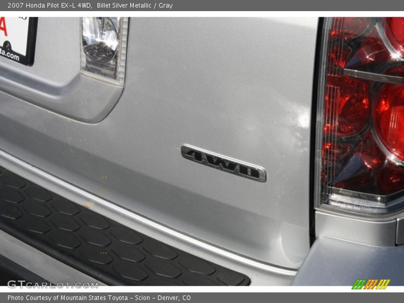 Billet Silver Metallic / Gray 2007 Honda Pilot EX-L 4WD