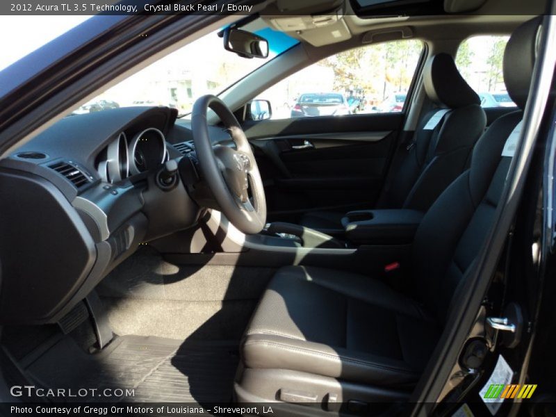 Crystal Black Pearl / Ebony 2012 Acura TL 3.5 Technology