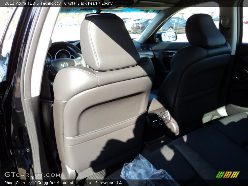 Crystal Black Pearl / Ebony 2012 Acura TL 3.5 Technology