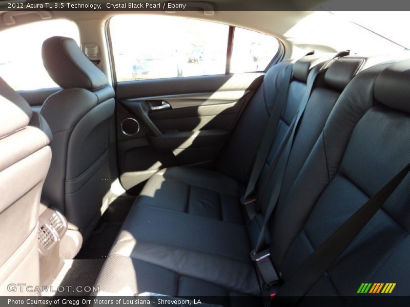 Crystal Black Pearl / Ebony 2012 Acura TL 3.5 Technology