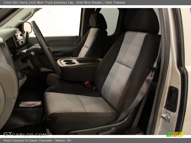 Silver Birch Metallic / Dark Titanium 2009 GMC Sierra 1500 Work Truck Extended Cab