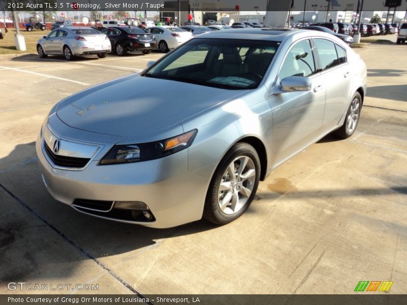 Silver Moon / Taupe 2012 Acura TL 3.5 Technology