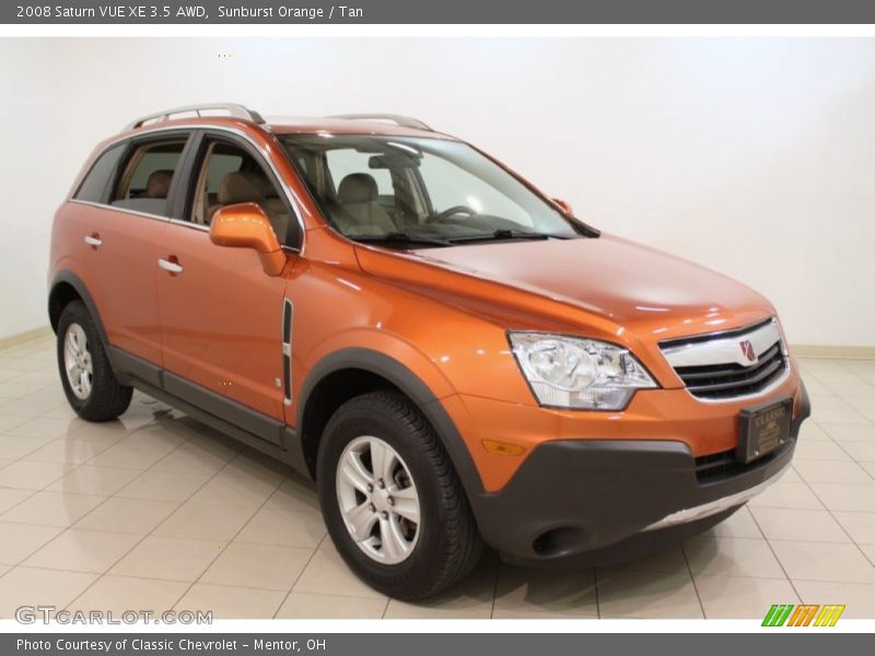 Sunburst Orange / Tan 2008 Saturn VUE XE 3.5 AWD