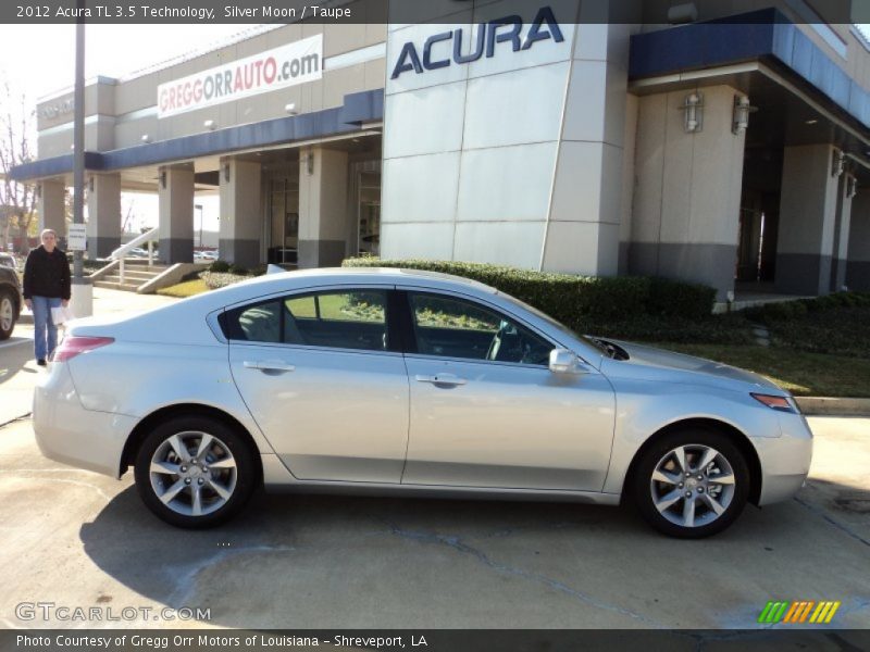 Silver Moon / Taupe 2012 Acura TL 3.5 Technology