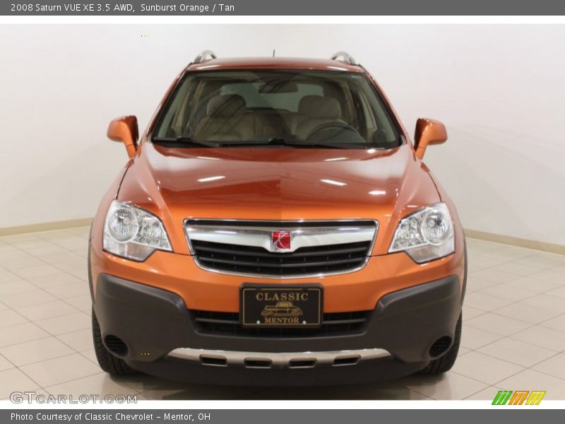 Sunburst Orange / Tan 2008 Saturn VUE XE 3.5 AWD