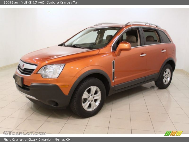 Sunburst Orange / Tan 2008 Saturn VUE XE 3.5 AWD