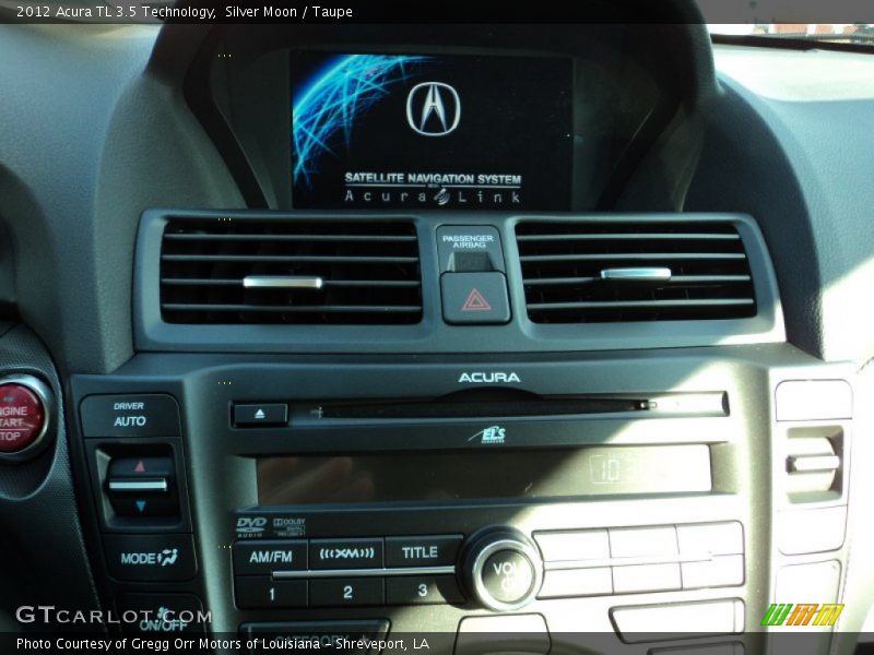Silver Moon / Taupe 2012 Acura TL 3.5 Technology
