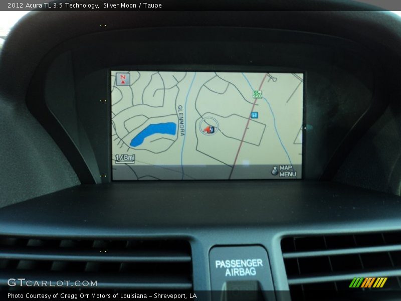 Silver Moon / Taupe 2012 Acura TL 3.5 Technology
