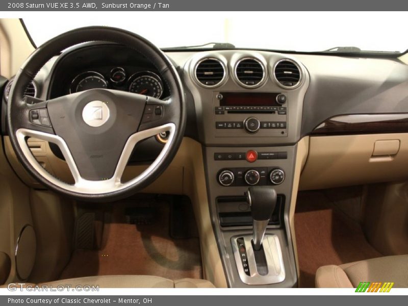 Sunburst Orange / Tan 2008 Saturn VUE XE 3.5 AWD