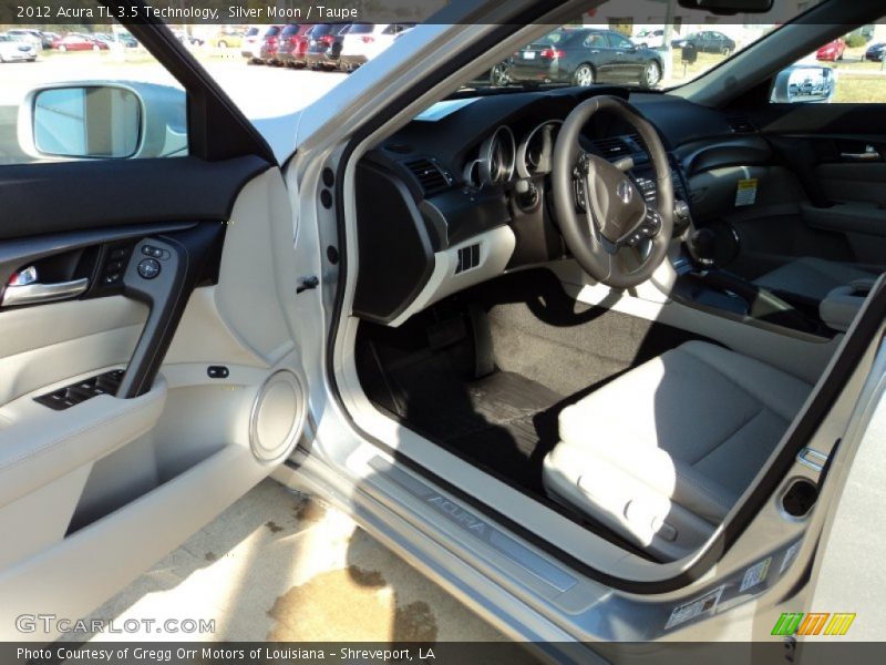 Silver Moon / Taupe 2012 Acura TL 3.5 Technology