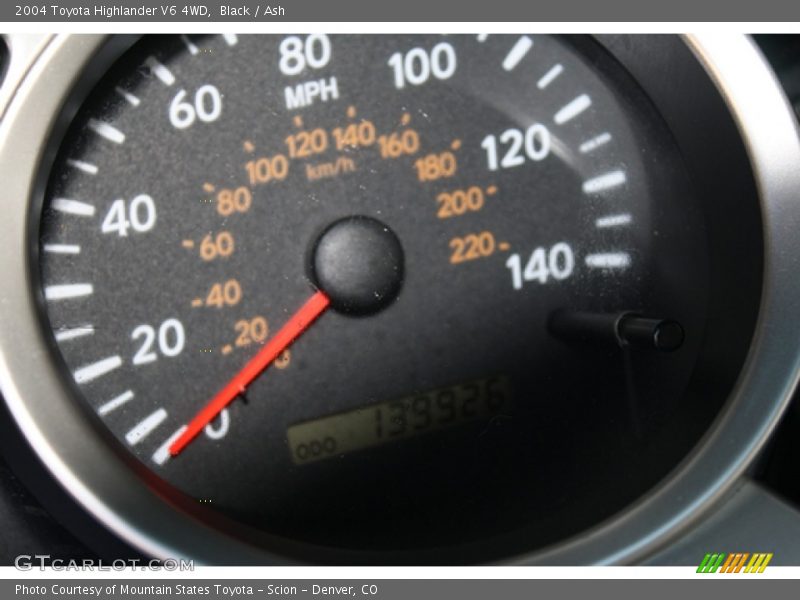 Black / Ash 2004 Toyota Highlander V6 4WD