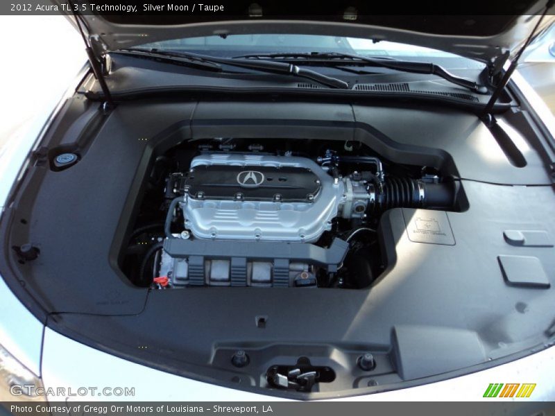 Silver Moon / Taupe 2012 Acura TL 3.5 Technology
