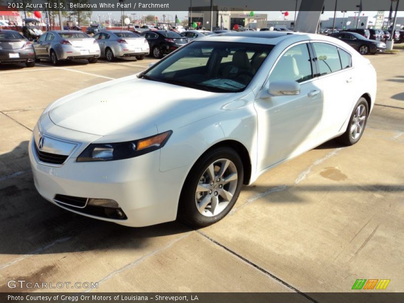 Bellanova White Pearl / Parchment 2012 Acura TL 3.5